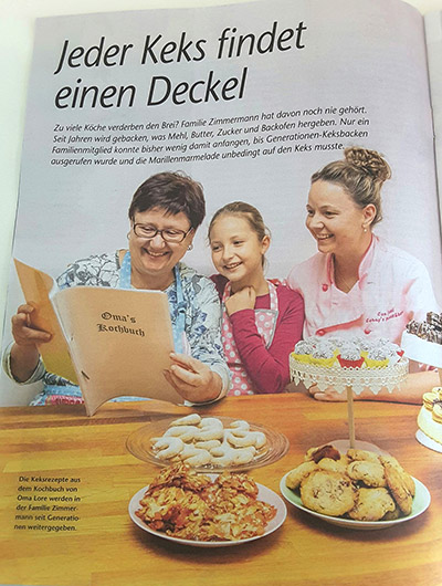 Jeder Keks findet einen Deckel – Artikel in der Tiroler Tageszeitung