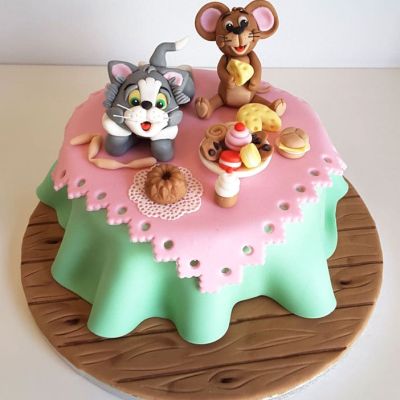 Tom Jerry Katze Maus Torte
