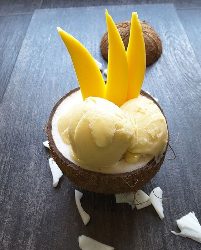 Mango-Kokos-Eis