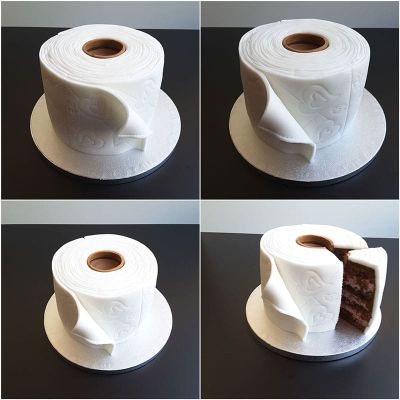 Klorollen WC-Papier Torte