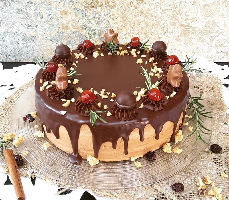 Lebkuchen-Schokocreme-Torte