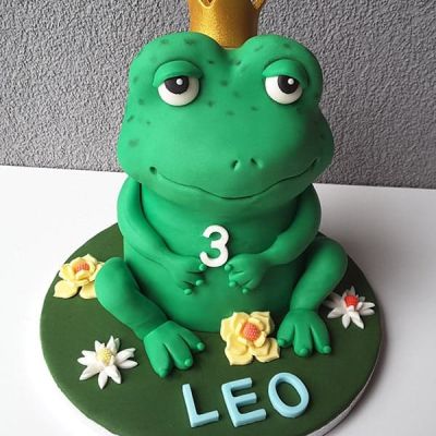 Froschkönig Torte zum 3 Geburtstag